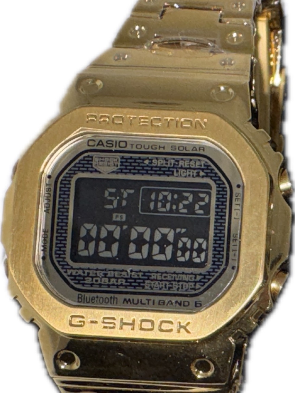 Casio G-Shock Gold Digital Bracelet Watch